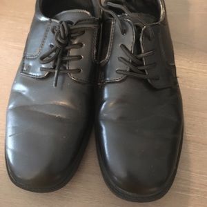 Boys black dress shoes